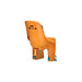 Thule RideAlong Lite frame mount child bike seat zinnia orange Child bike seat Thule - UK Camping And Leisure