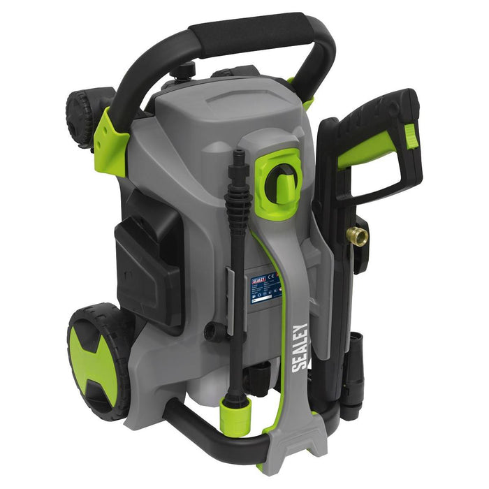 Sealey Pull-Along Pressure Washer 140bar with TSS PW2000PA Sealey - UK Camping And Leisure