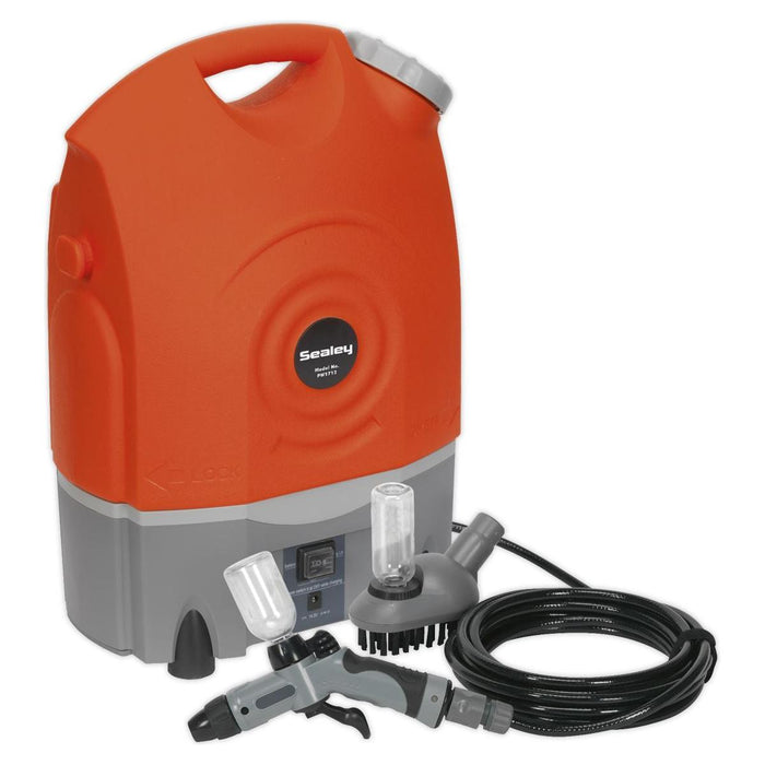 Sealey Pressure Washer 12V Rechargeable PW1712 Sealey - UK Camping And Leisure