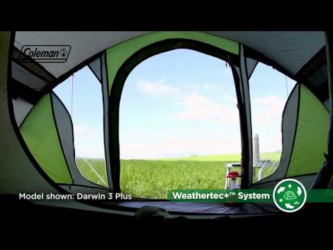 Colman Darwin 2+Tent Compact with Sewn-in Groundsheet Coleman - UK Camping And Leisure