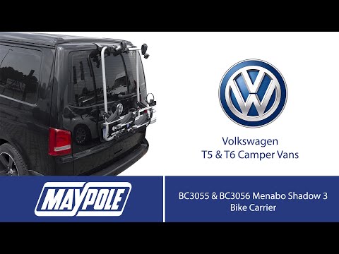 MENABO BIKE RACK CYCLE CARRIER TAILGATE FITS VW T5 TRANSPORTER CAMPERVAN Menabo - UK Camping And Leisure