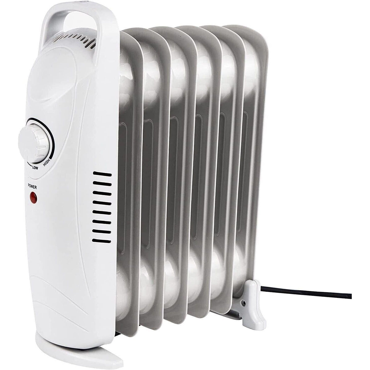 Leisurewize Oil Filled Radiator 700w White Home Conservatory Caravan M