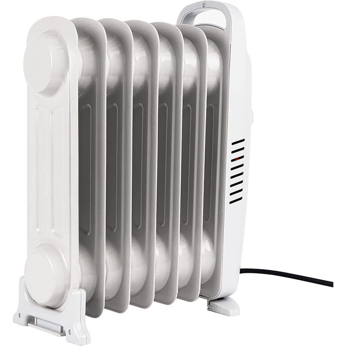 Leisurewize Oil Filled Radiator 700W White Home Conservatory Caravan Motorhome - UK Camping And Leisure