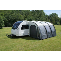 Leisurewize Ontario Ultimate Caravan Poled Porch Awning 390cm Charcoal 2022
