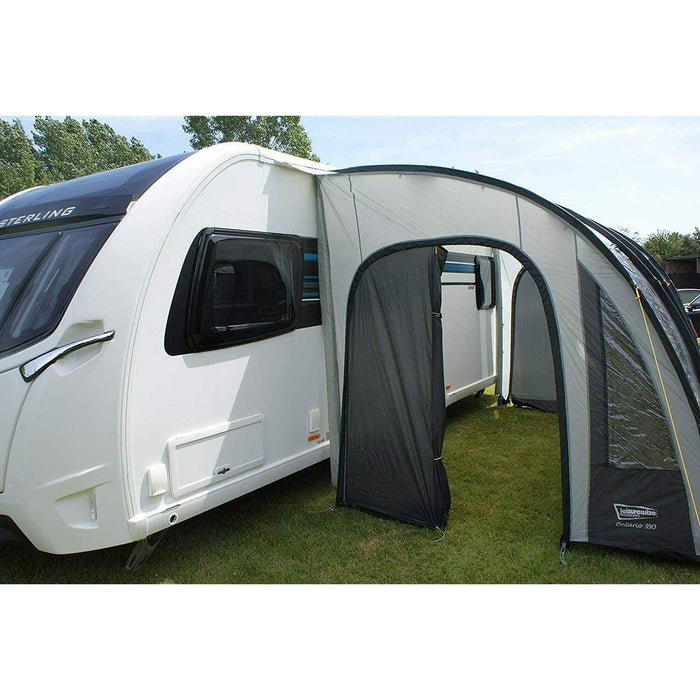 Leisurewize Ontario Ultimate Caravan Poled Porch Awning 390cm Charcoal 2022 Leisurewize - UK Camping And Leisure