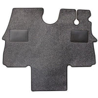 Luxury Bound Edged Cab Mat With Heel Pads For Boxer Or Ducato 2002 - 2006 Rhd Uk NL001