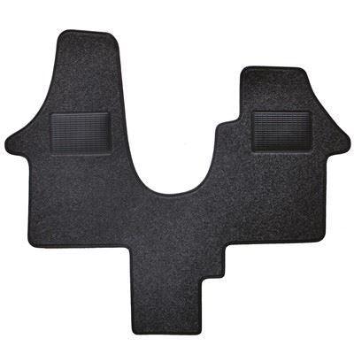Luxury Bound Edged Cab Mat With Heel Pads For Volkwagen T5 Vw Rhd Uk NL004 UK Camping And Leisure - UK Camping And Leisure