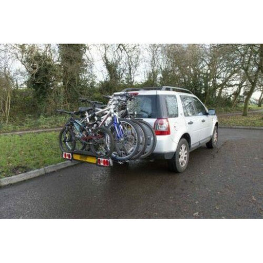 Maypole 4 Bike Carrier Towbar Towball Rear Cycle Rack BC3024 with Lights Maypole - UK Camping And Leisure