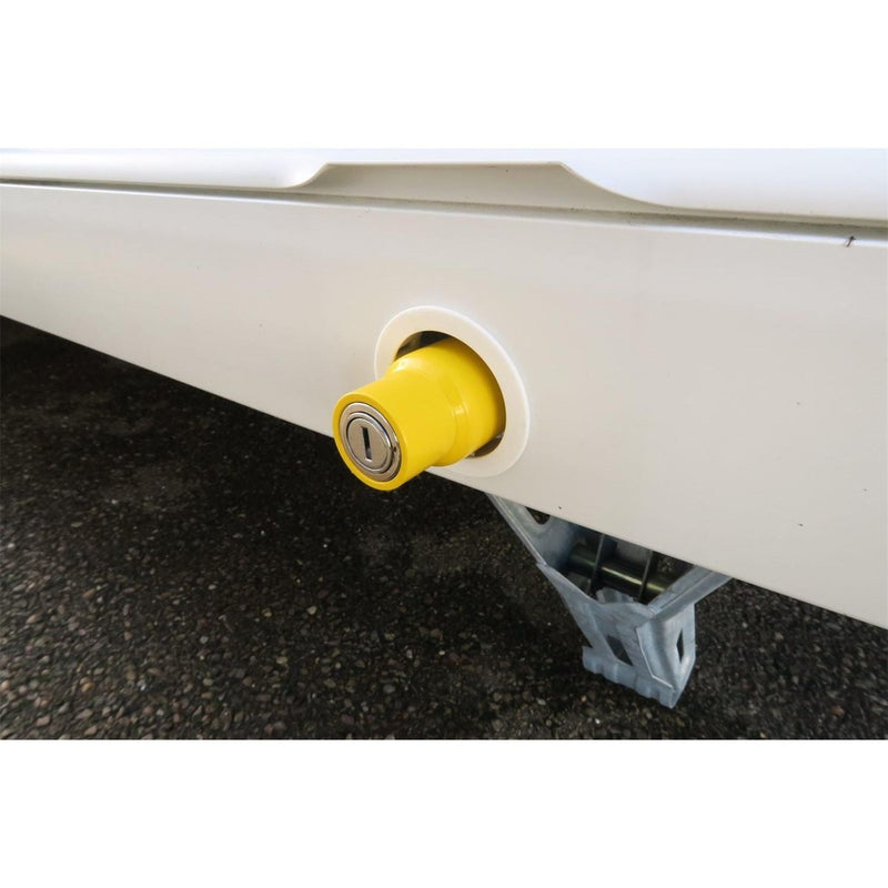 Milenco Caravan Corner Steady Nut Lock Single Milenco - UK Camping And Leisure