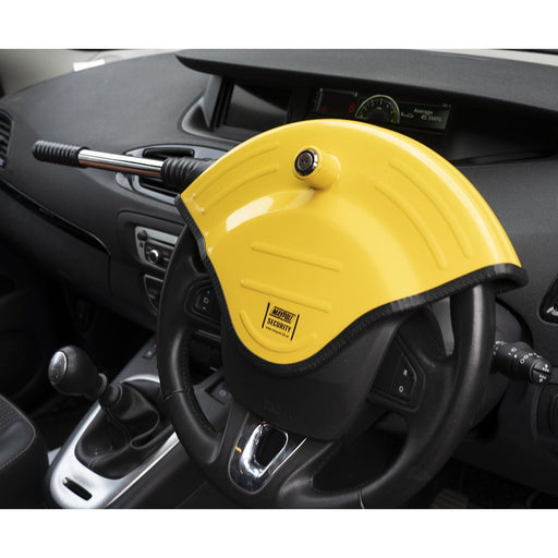 MP5494 Car Van Motorhome Disc Type Anti Theft Security Steering Wheel Lock Clamp - UK Camping And Leisure