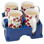 Muggi Multi 4 Cup Holder Petrol Blue Home Office Car Caravan Motorhome Muggi - UK Camping And Leisure