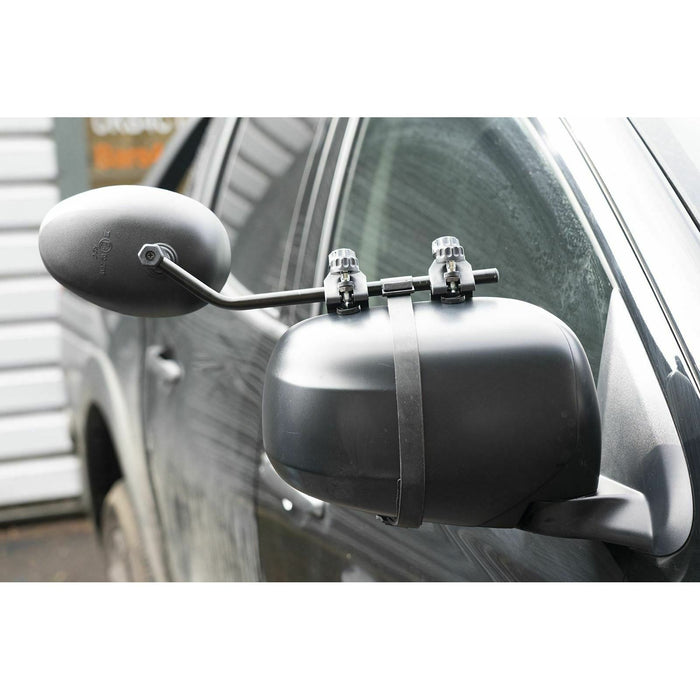 New Maypole 8327 Universal Convex Glass Deluxe Car Caravan Towing Mirror - UK Camping And Leisure