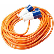 Orange 25 Metre 230v Electric Hook Up Extension Leisurewize - UK Camping And Leisure