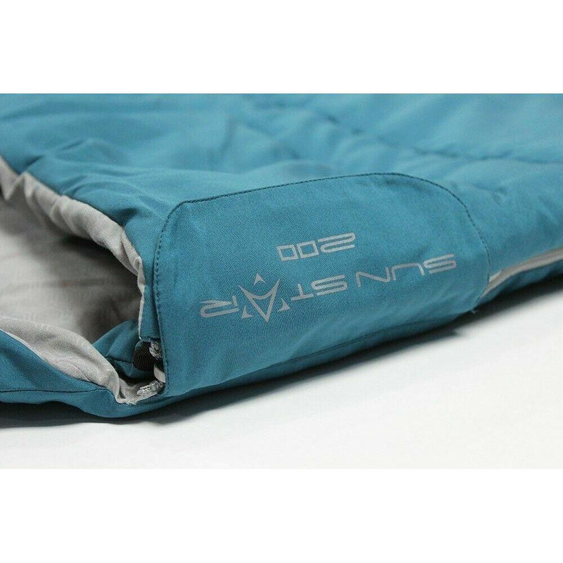 Outdoor Revolution Sun Star Coral Blue Double 200 Sleeping Bag ORSB2011 Blue Outdoor Revolution - UK Camping And Leisure