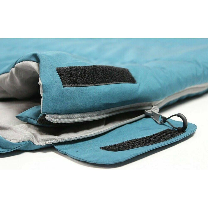Outdoor Revolution Sun Star Coral Blue Double 200 Sleeping Bag ORSB2011 Blue - UK Camping And Leisure