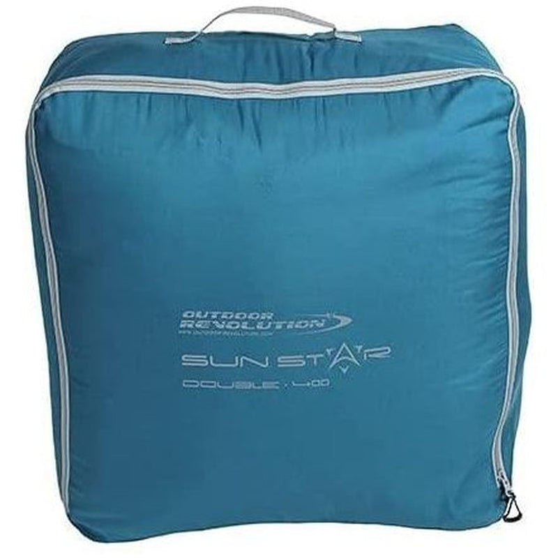 Outdoor Revolution Sun Star Double 400 Sleeping Bag  DL Blue Coral Outdoor Revolution - UK Camping And Leisure
