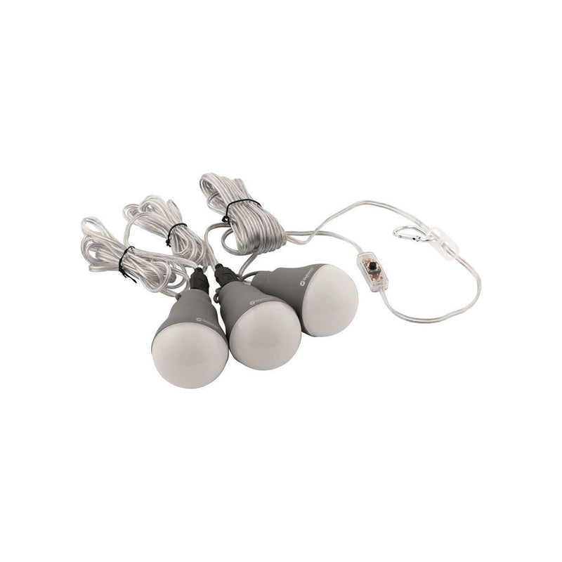 Outwell Epsilon Bulb Set of 3 Tent Awning Lights USB 12V Lighting Outwell - UK Camping And Leisure