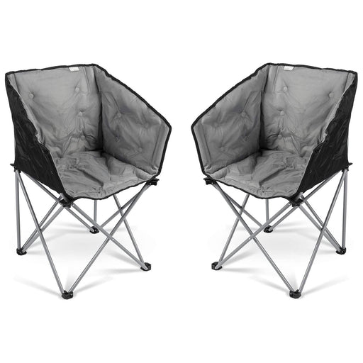 Pair of Kampa  Padded Camping Tub Chair Kampa - UK Camping And Leisure