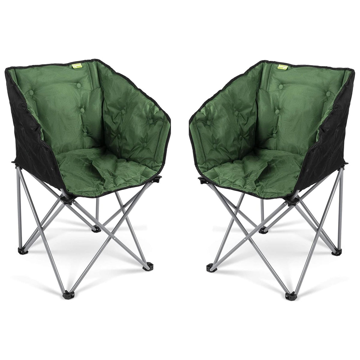 Pair of Kampa Padded Camping Tub Chair — UK Camping And Leisure