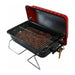 Portable Table Top Gas Barbeque With Lava Rocks Crusader - UK Camping And Leisure