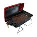 Portable Table Top Gas Barbeque With Lava Rocks Crusader - UK Camping And Leisure