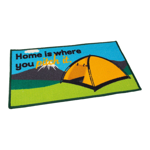 Quest Home Is Where You Pitch It Indoor Door Mat Washable 40 x 70cm Tent Camping Quest - UK Camping And Leisure