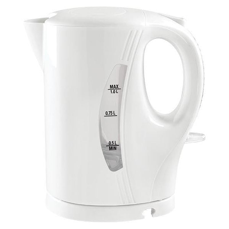 Quest Scotsman Low Wattage White Kettle (1L) Caravan Motorhome Kettle K0033 Quest - UK Camping And Leisure