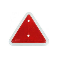 Red Triangle Reflector Screw Fit Lorry Trailer Caravan Horsebox Maypole Mp18B