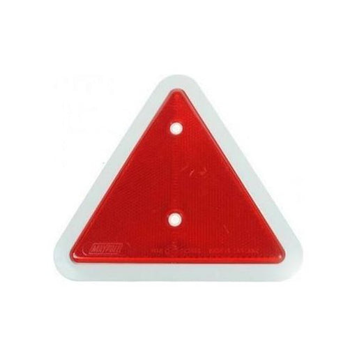 Red Triangle Reflector Screw Fit Lorry Trailer Caravan Horsebox Maypole Mp18B Maypole - UK Camping And Leisure