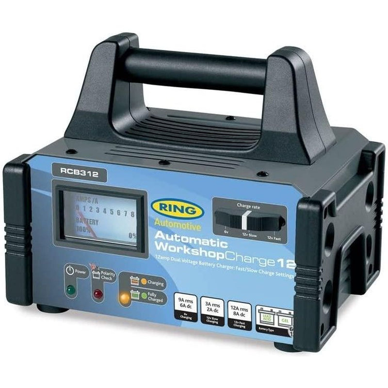 Ring RCB312 12A Workshop Battery Charger Ring Automotive - UK Camping And Leisure
