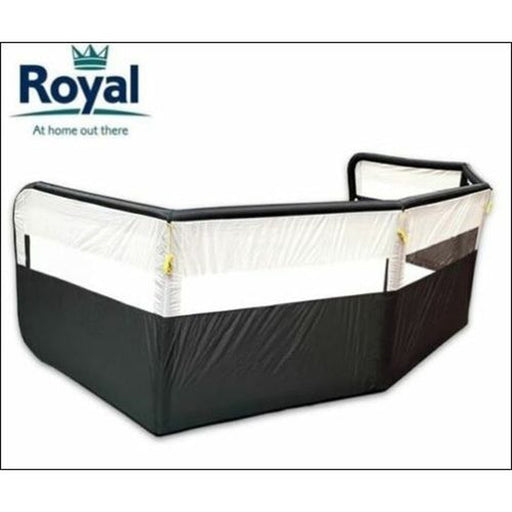Royal Premium 5 Panel Air Windbreak With FREE Pump Royal - UK Camping And Leisure