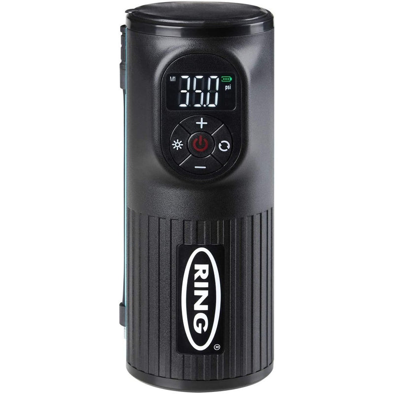 RTC2000 Ring Handheld Digital Tyre Inflator Air Compressor USB LED Cordless Ring Automotive - UK Camping And Leisure