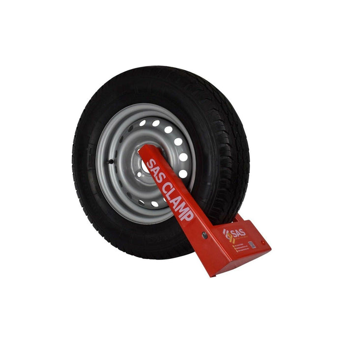 SAS HD3 Wheel Clamp 12" to 16″ Steel Wheels upto 225mm Width Trailer Caravan SAS - UK Camping And Leisure