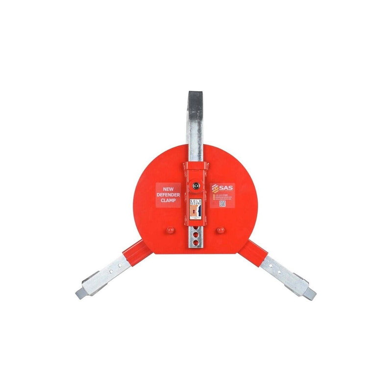SAS New Defender LARGE Motorhome Caravan Wheel Clamp fits 16"-22" 195-295mm wide SAS - UK Camping And Leisure