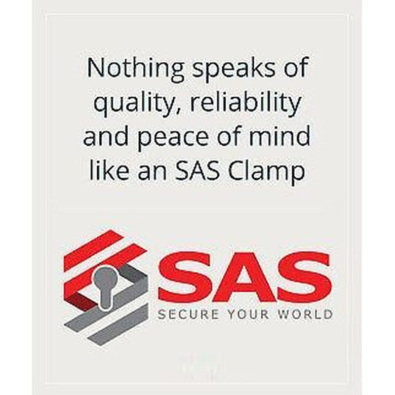 SAS New Defender LARGE Motorhome Caravan Wheel Clamp fits 16"-22" 195-295mm wide SAS - UK Camping And Leisure