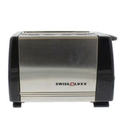 Swiss Luxx Stainless Steel 2-Slice Toaster 700 Watt Swiss Luxx - UK Camping And Leisure