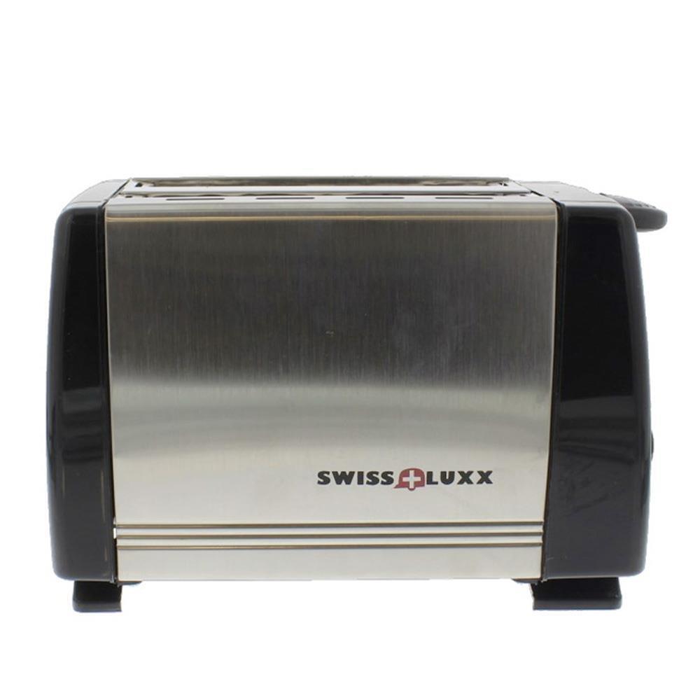 Swiss Luxx Stainless Steel 2Slice Toaster 700 Watt — UK Camping And