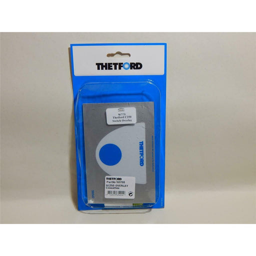 Thetford Overlay Sticker For Pcb Flush Button C250 / 250 Cassette Toilet - 50708 - UK Camping And Leisure