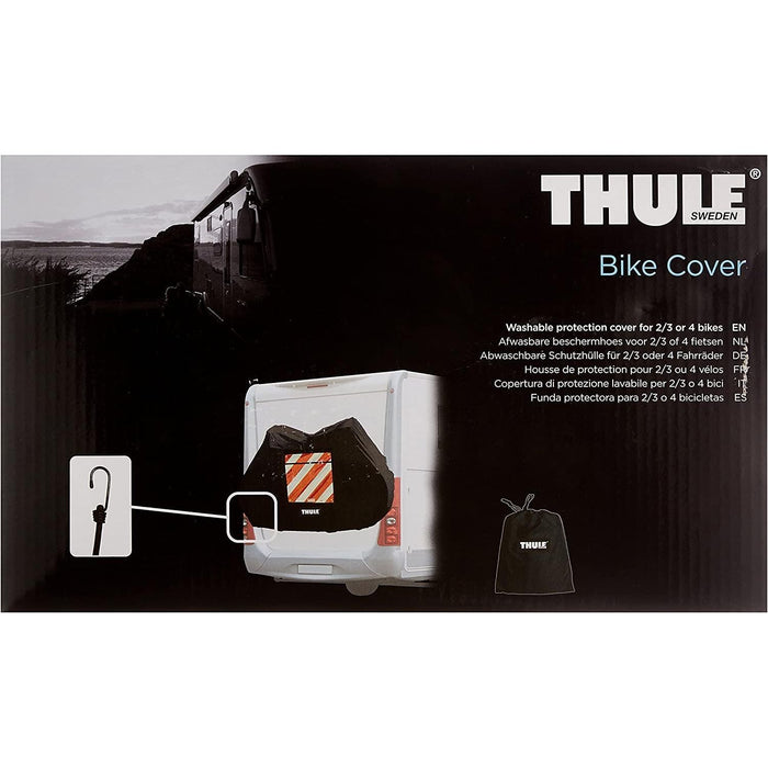 Thule 4 Bike Cover Black Bike Rack Cover 4 Bikes Caravan Motorhome Camper - UK Camping And Leisure