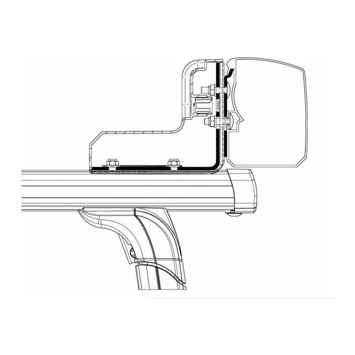 Thule Adapter Bracket Set fits Thule Roof Bars Racks to fit Thule Omnistor 3200 Thule - UK Camping And Leisure