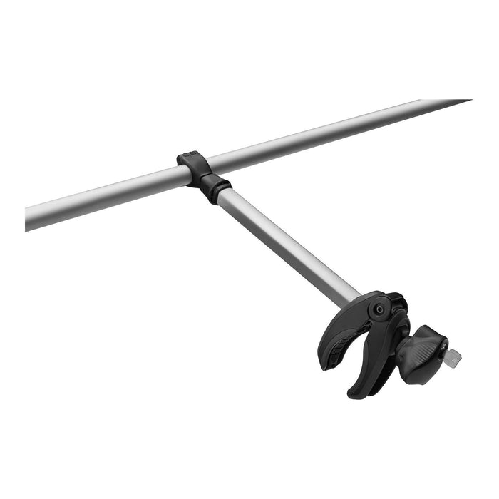 Thule Caravan Superb Short 2-bike a-frame caravan bike rack anodised gray Thule - UK Camping And Leisure