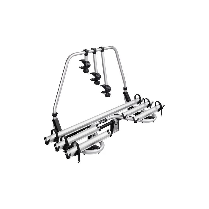 Thule Caravan Superb Standard 2-bike a-frame caravan bike rack anodised gray - UK Camping And Leisure