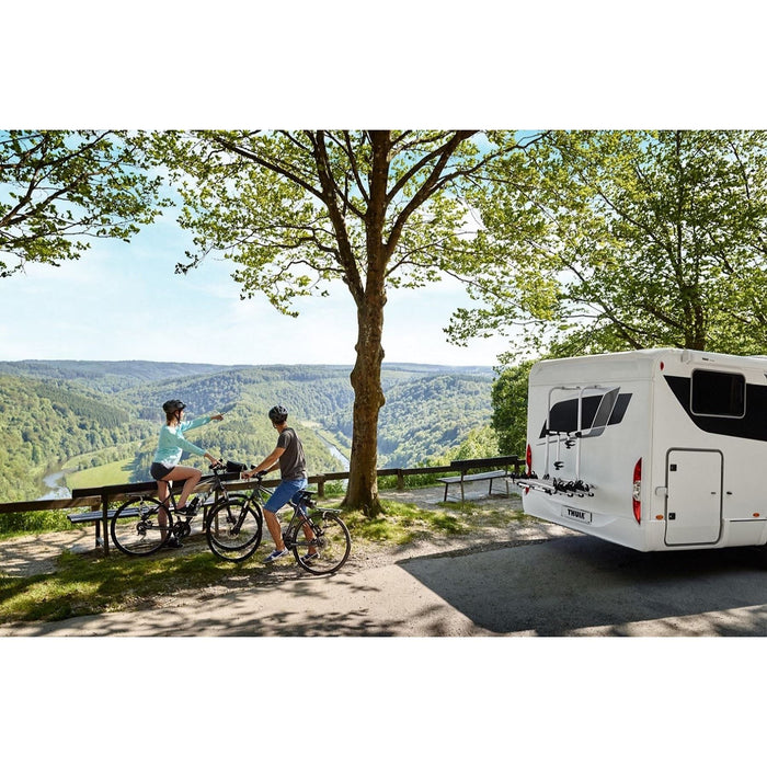 Thule Elite G2 Standard motorhome and caravan bike rack anodised gray - UK Camping And Leisure