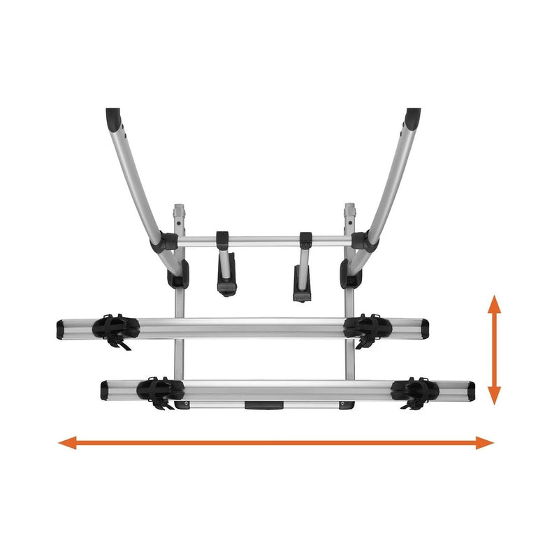 Thule Excellent Standard motorhome and caravan bike rack anodised gray Thule - UK Camping And Leisure