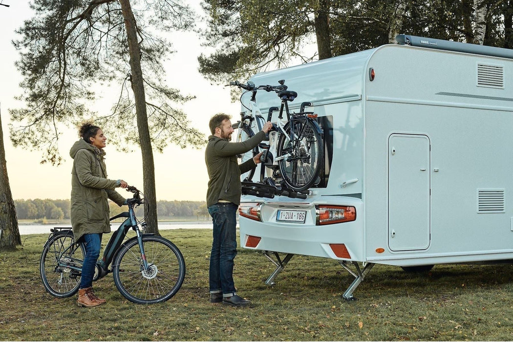 Thule Excellent Standard motorhome and caravan bike rack black Thule - UK Camping And Leisure