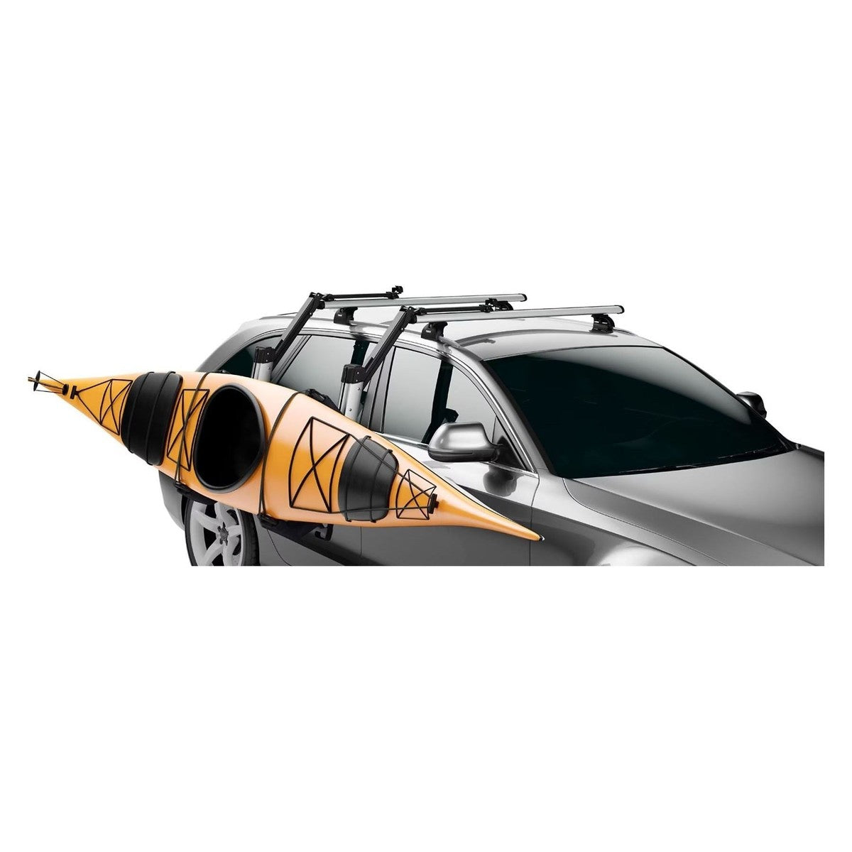Thule Hullavator Pro kayak rack with lift assist aluminium — UK Camping ...
