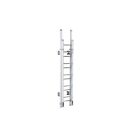 Thule Ladder Deluxe foldable double ladder 11 steps anodised gray