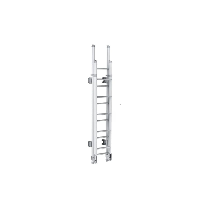 Thule Ladder Deluxe foldable double ladder 11 steps anodised gray Thule - UK Camping And Leisure