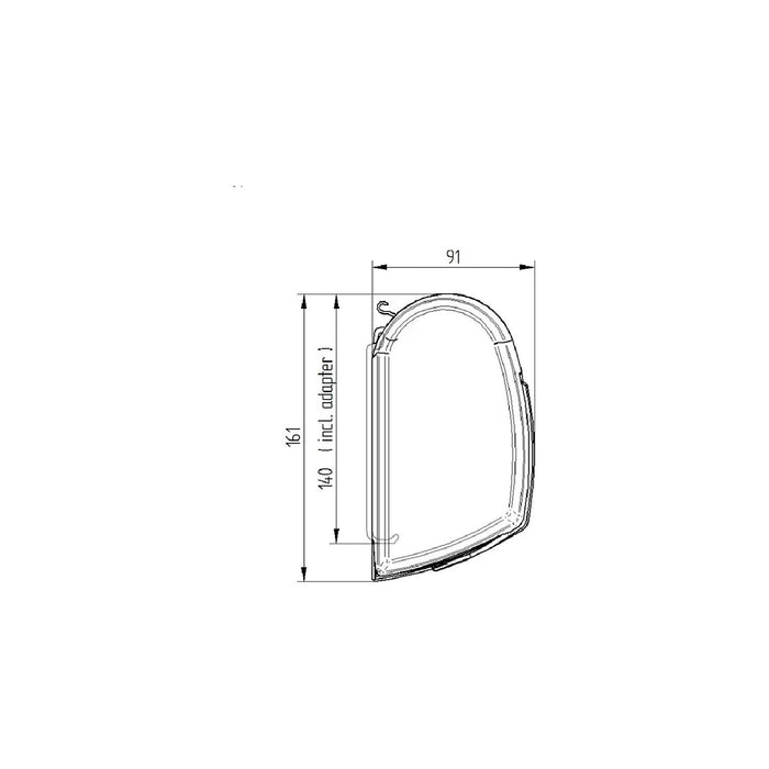 Thule Omnistor 5200 awning 4.02x2.50m white frame, mystic gray Thule - UK Camping And Leisure