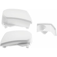 Thule Omnistor Lh & Rh End Caps White To Fit 6200 Awnings Motorhome Awning